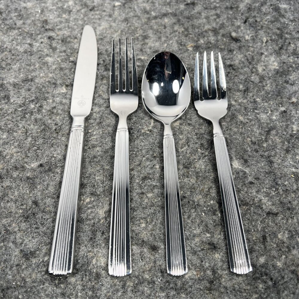 Pfaltzgraff Brighton 4 Piece Place Setting Stainless Flatware